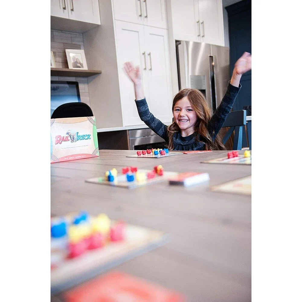 Inspiration Play Rail Wreck Kids Train-Themed Preschool Educational Board Game
